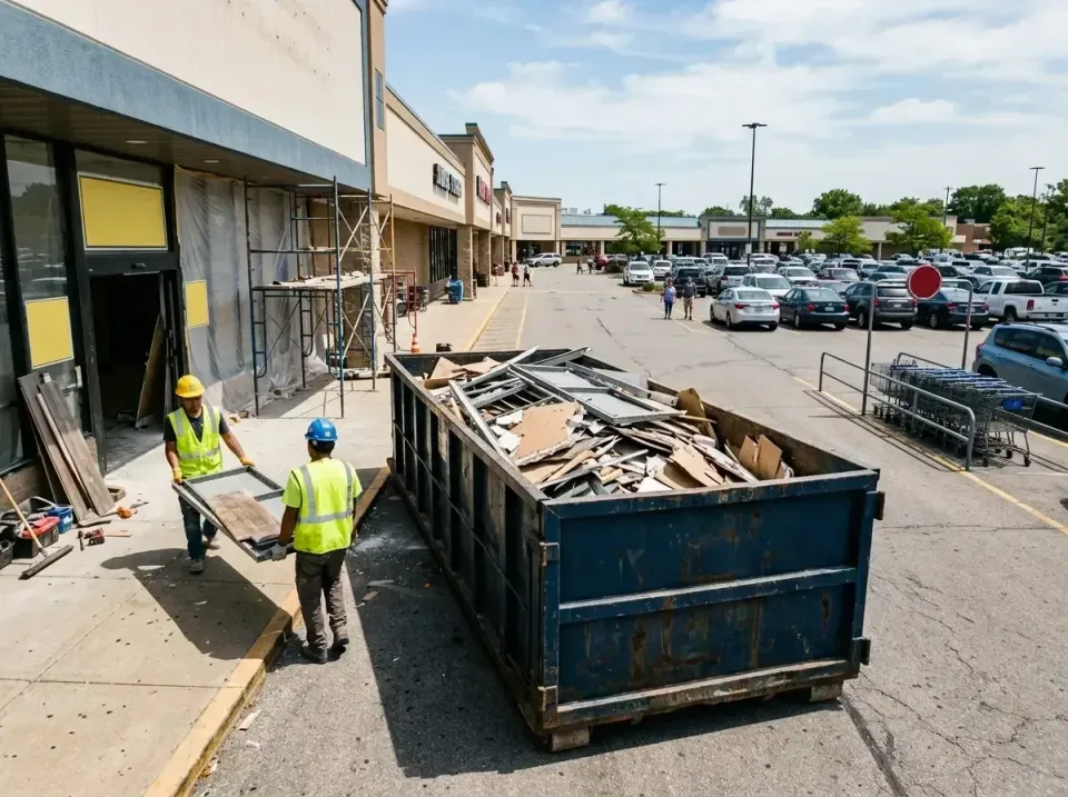 retail-store-renovation-debris-003 — frequently asked questions, Roll-off Dumpster Rentals in Leonard, TX